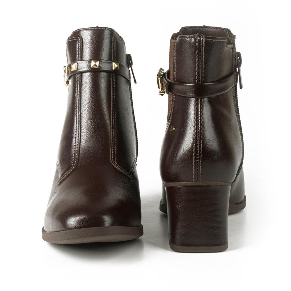 Bota Dakota de Cano Curto Feminina D0482 Café 6