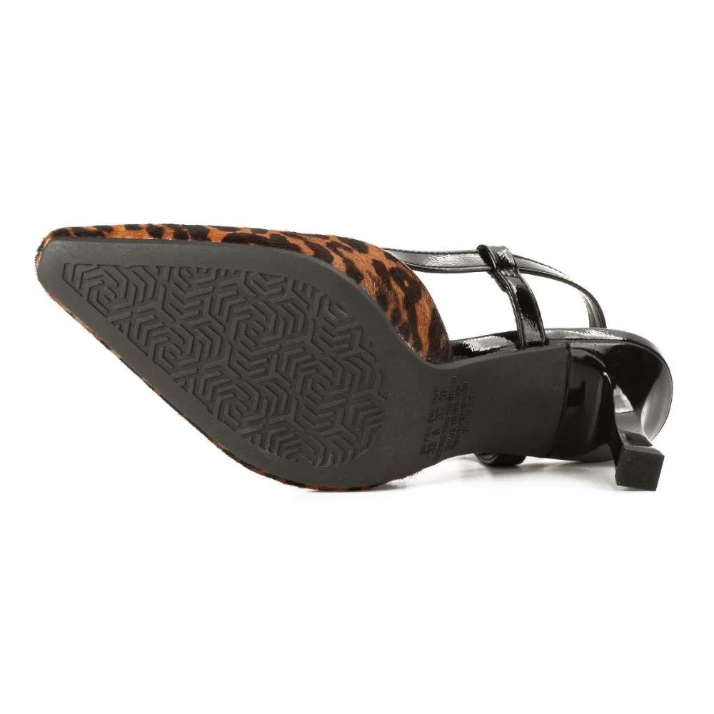 Sapato Dakota de Salto Alto Animal Print Feminino D0111 Onça 4