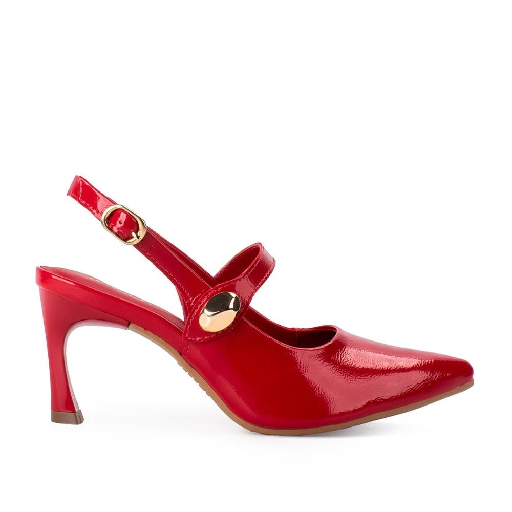 Scarpin Dakota de Salto Alto Feminino D0043 Vermelho 3