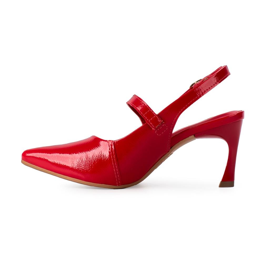 Scarpin Dakota de Salto Alto Feminino D0043 Vermelho 4