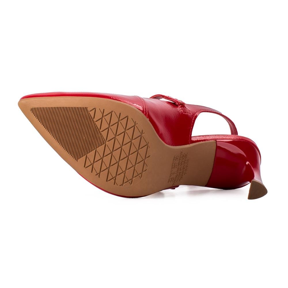 Scarpin Dakota de Salto Alto Feminino D0043 Vermelho 5