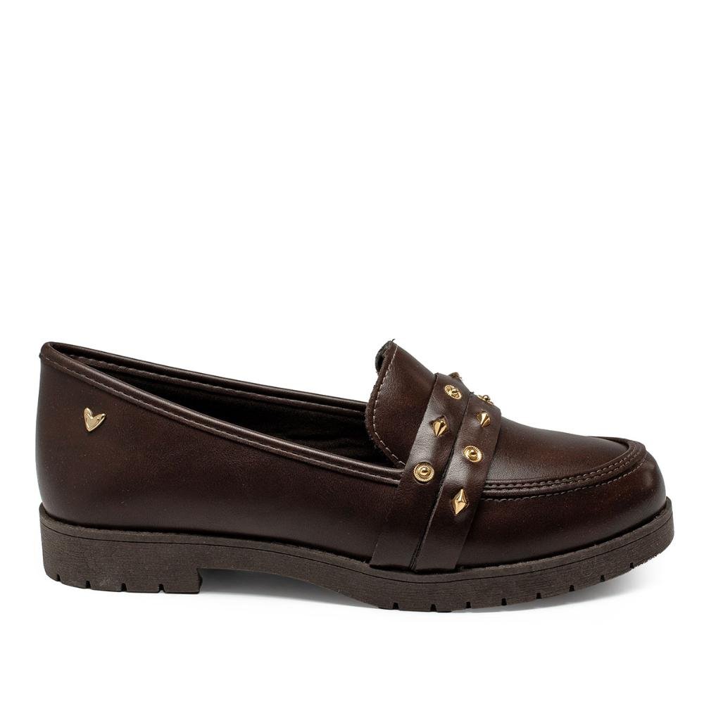 Sapato Mississipi Loafer Feminino ME722 Café 3