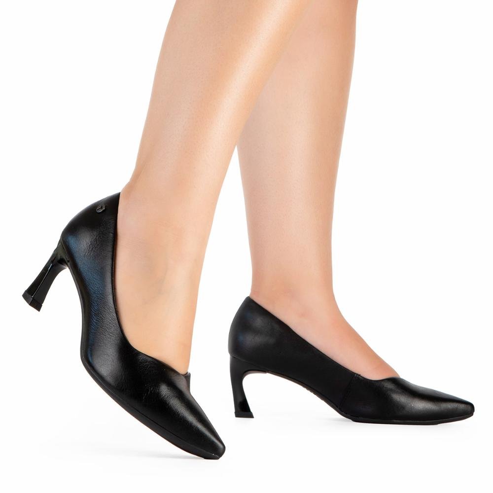 Scarpin Tanara Em Couro Feminino T8843 Preto 2