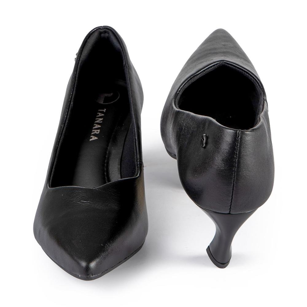 Scarpin Tanara Em Couro Feminino T8843 Preto 5