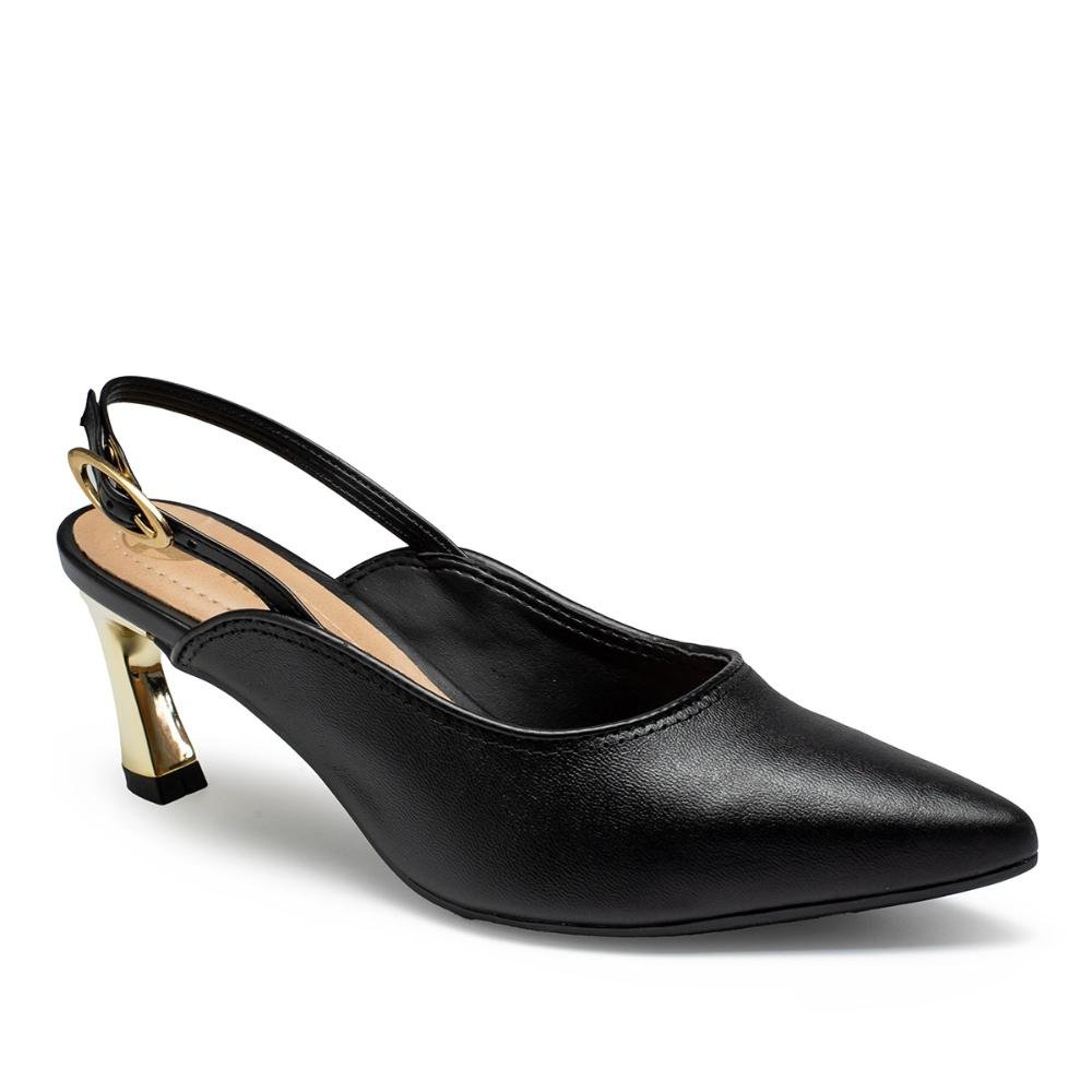 Scarpin Tanara Em Couro Feminino T8841 Preto 3