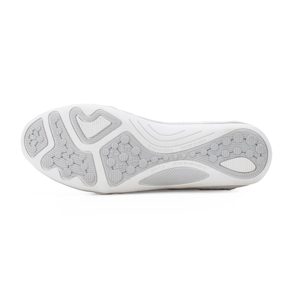 Tênis Kolosh Casual Em Couro Feminino C3103A Branco 5