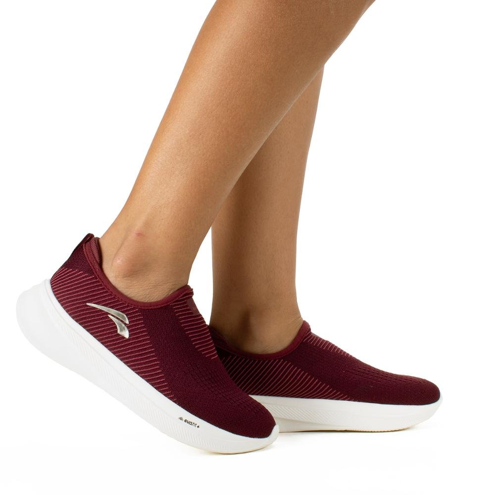 Tênis Kolosh Esportivo Feminino E0442 Bordô 2