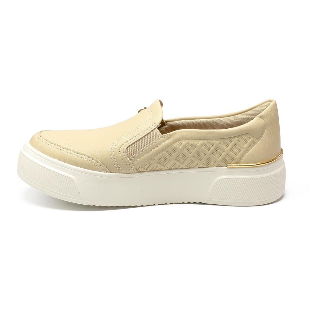 Tênis Kolosh Slip On Flatform Feminino C3559 Bege 4