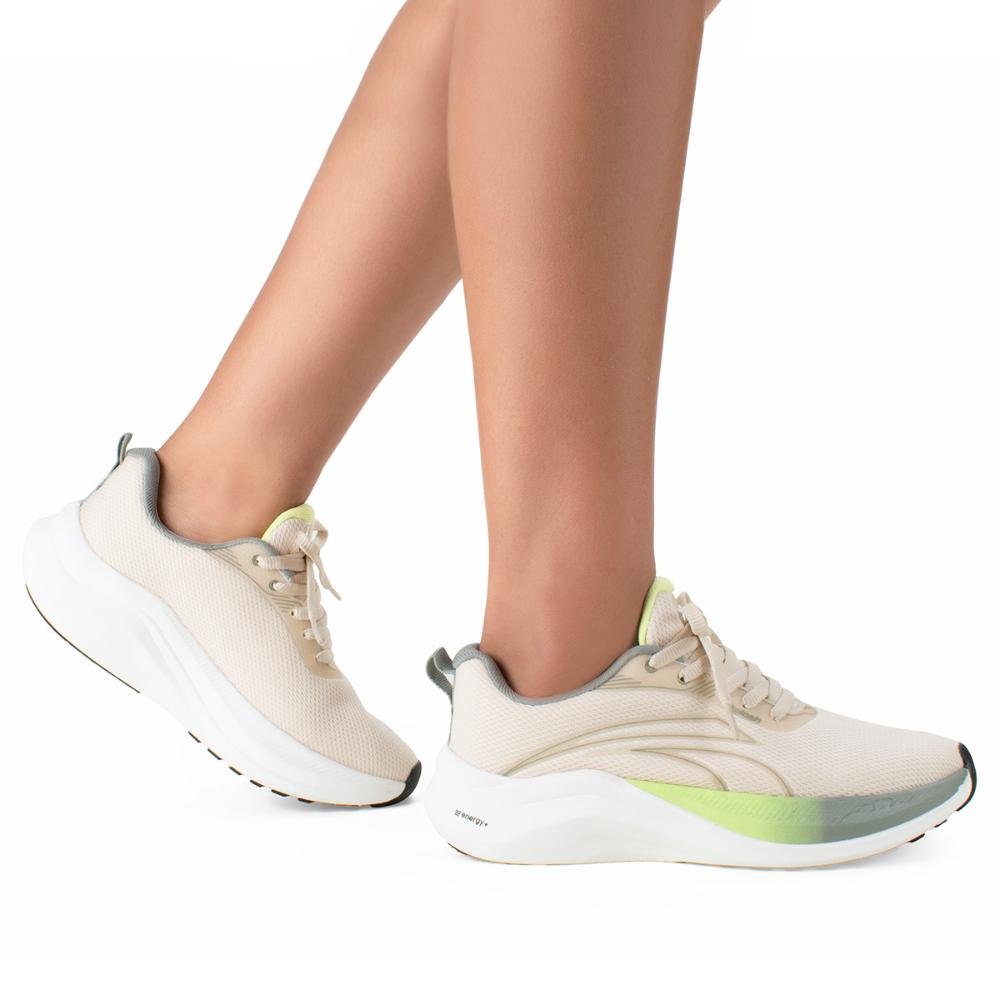 Tênis Kolosh Esportivo Feminino E0466 Bege 2