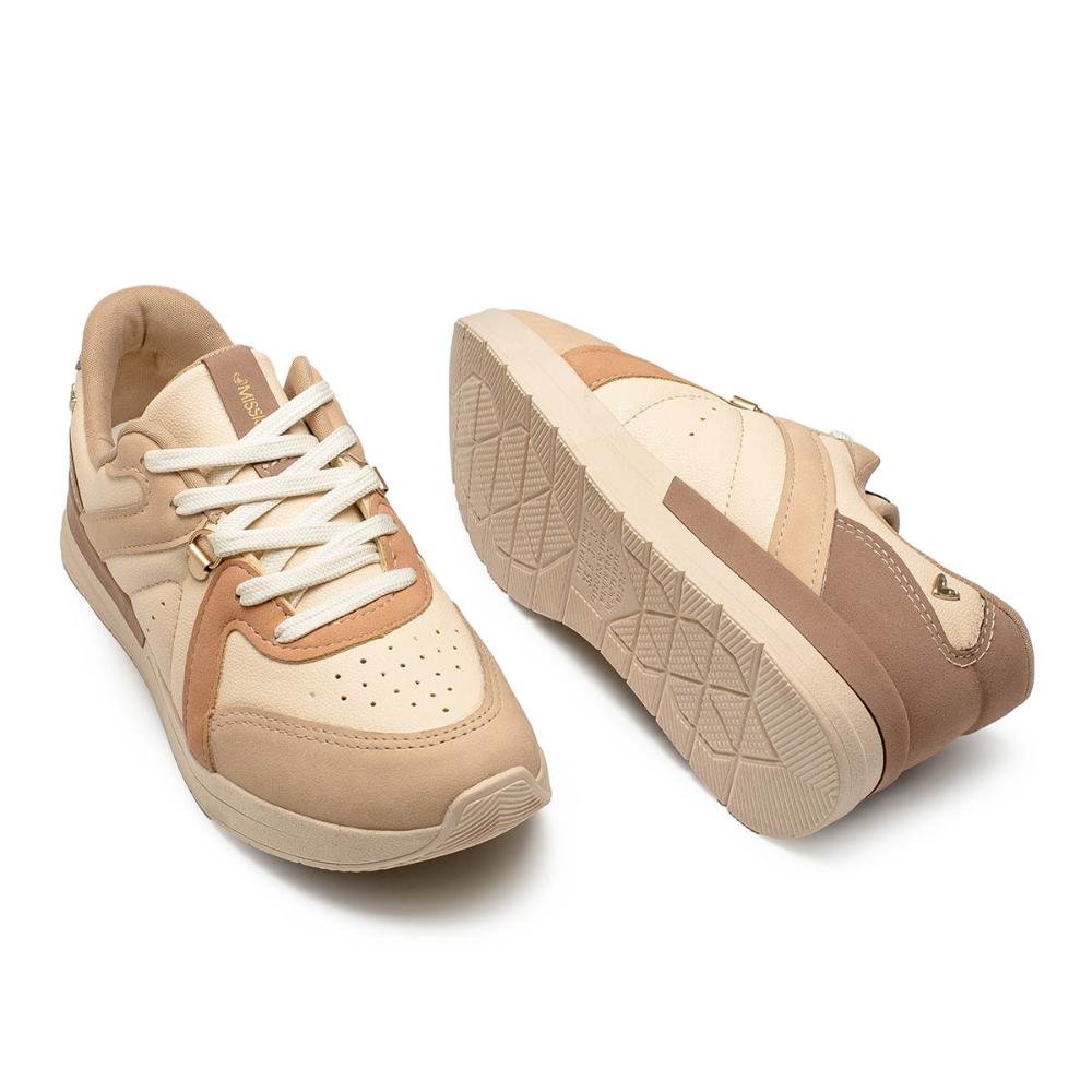 Tênis Mississipi Jogging Feminino ME512 Bege 6
