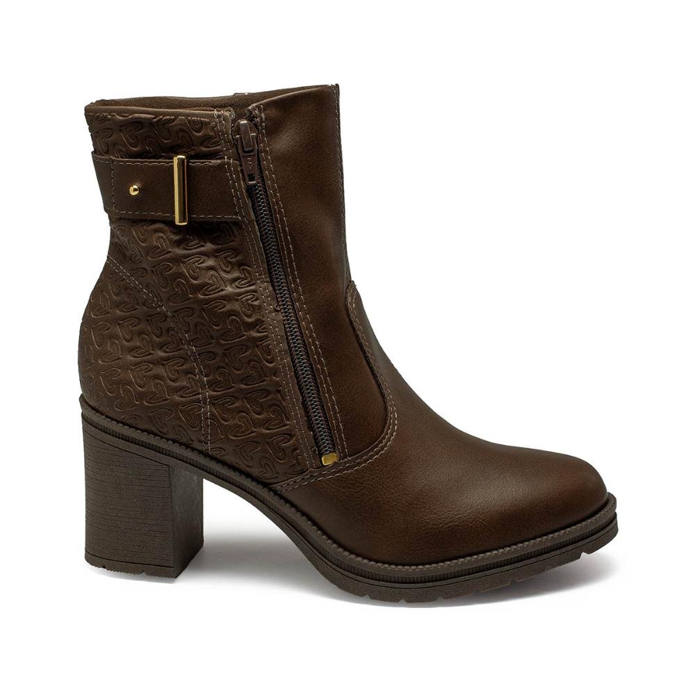 Bota Mississipi de Cano Curto Feminina ME742 Café 3