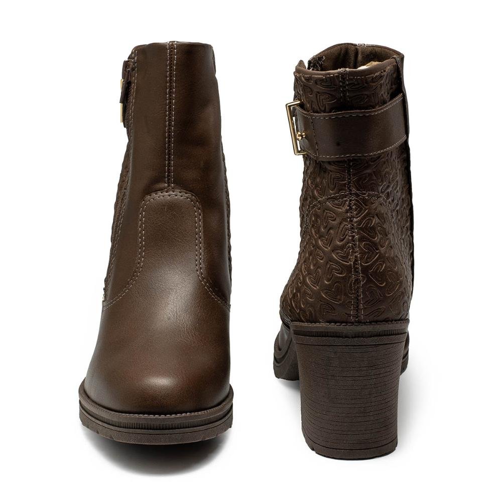 Bota Mississipi de Cano Curto Feminina ME742 Café 6