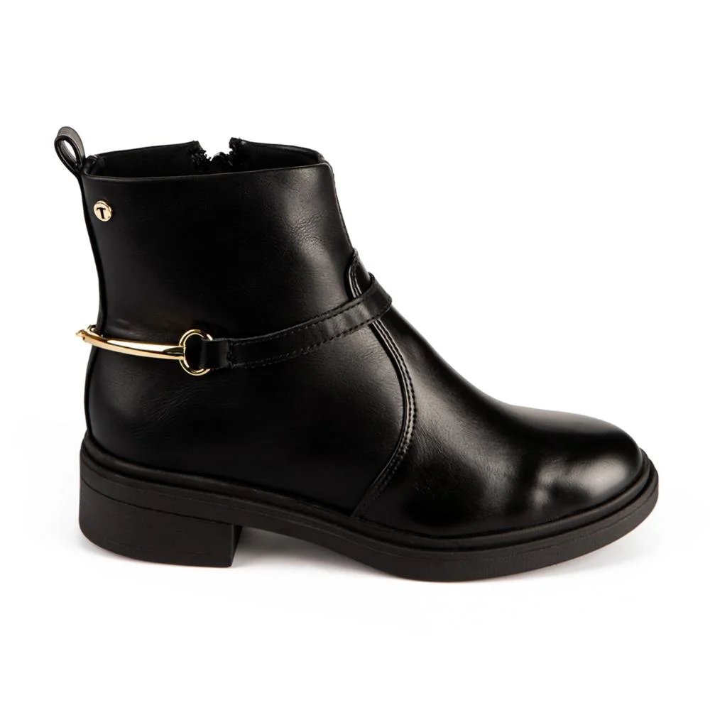 Bota Tanara de Cano Curto Feminina T9111 Preto 3