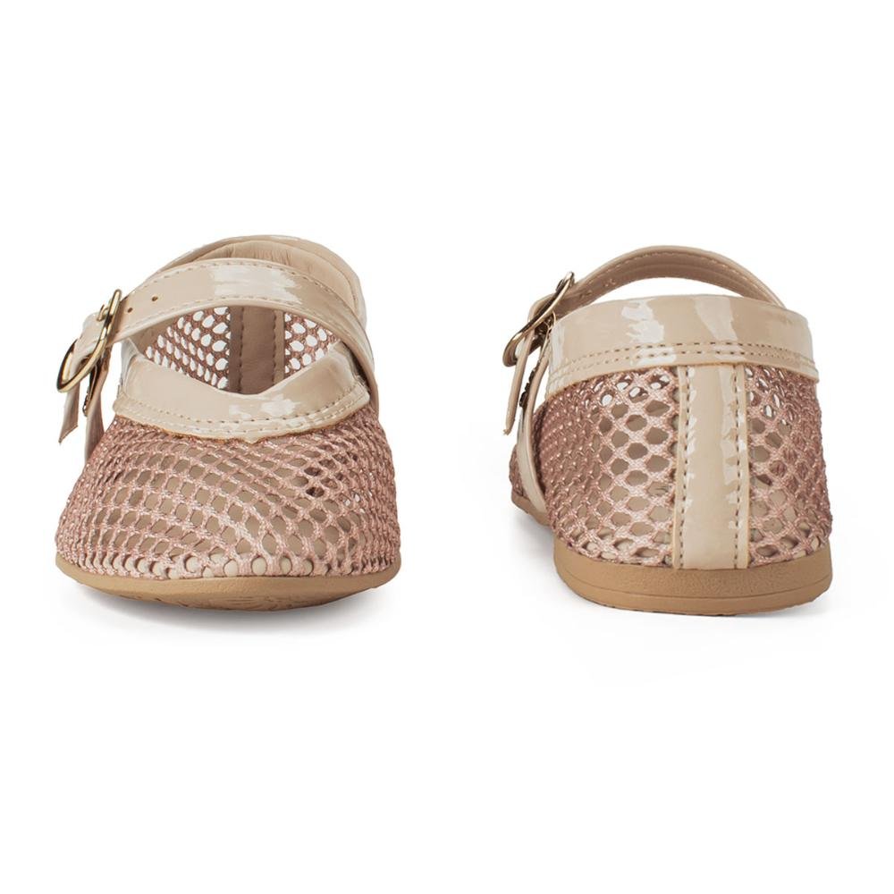 Sapatilha Pink Cats Infantil V5461 Bege 5