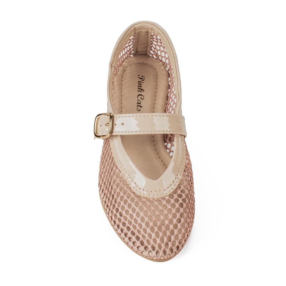 Sapatilha Pink Cats Infantil V5461 Bege 6