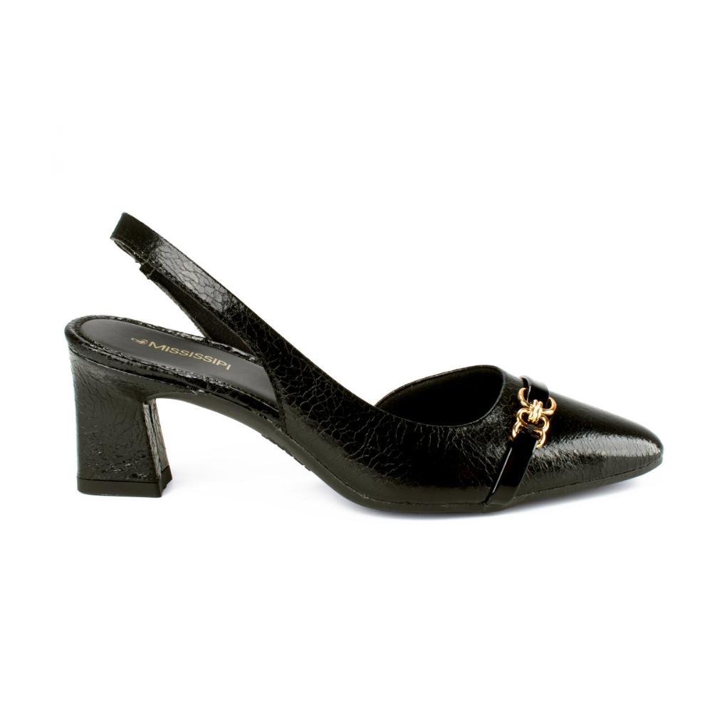Scarpin Mississipi de Salto Alto Feminino MC982 Preto 2