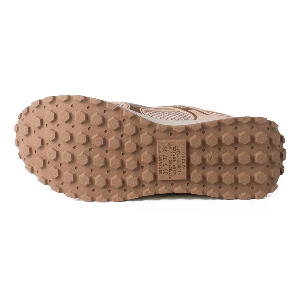 Tênis Dakota Jogging Metalizado Feminino D0011 Bege 5