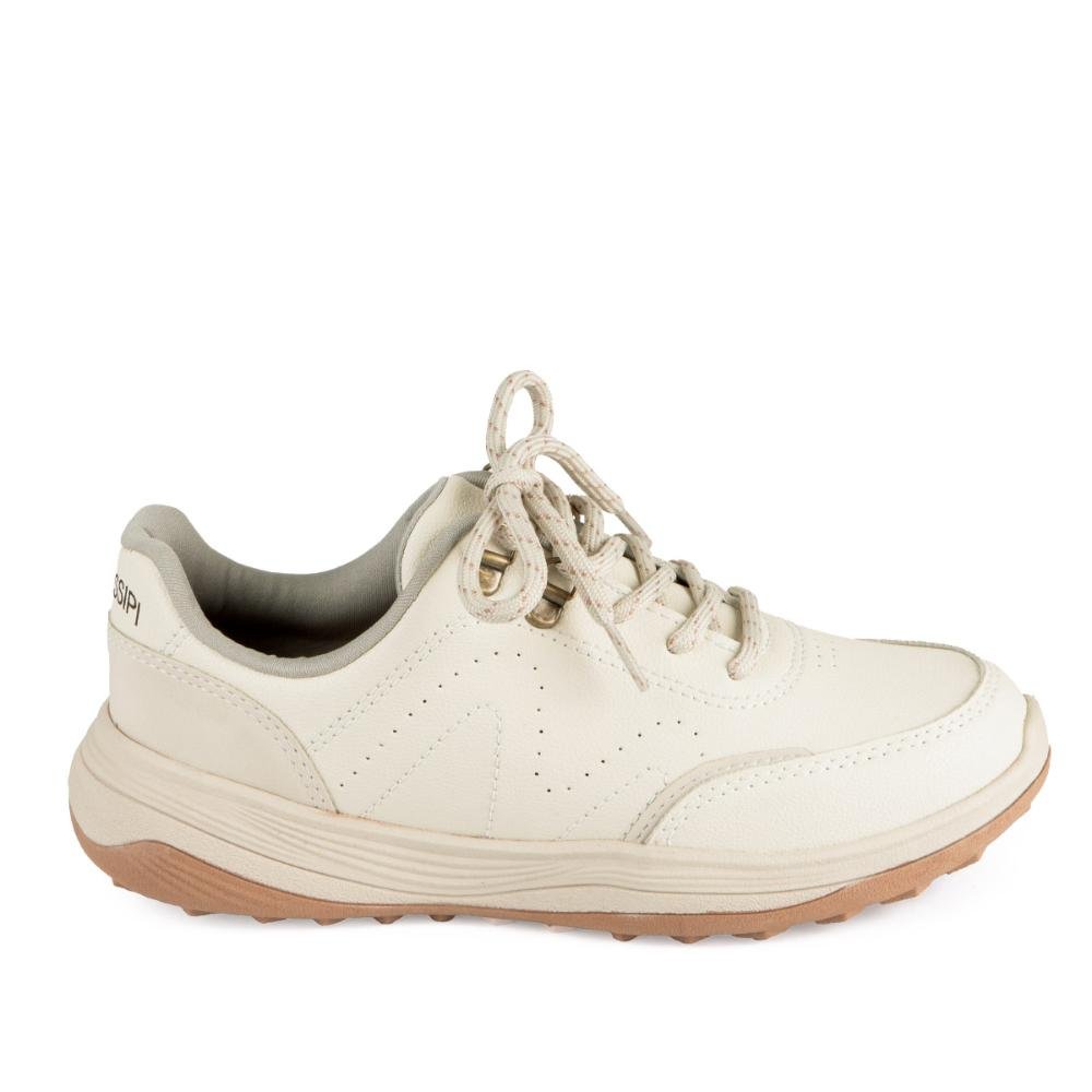 Tênis Mississipi Jogging Feminino ME841 Bege Claro 3