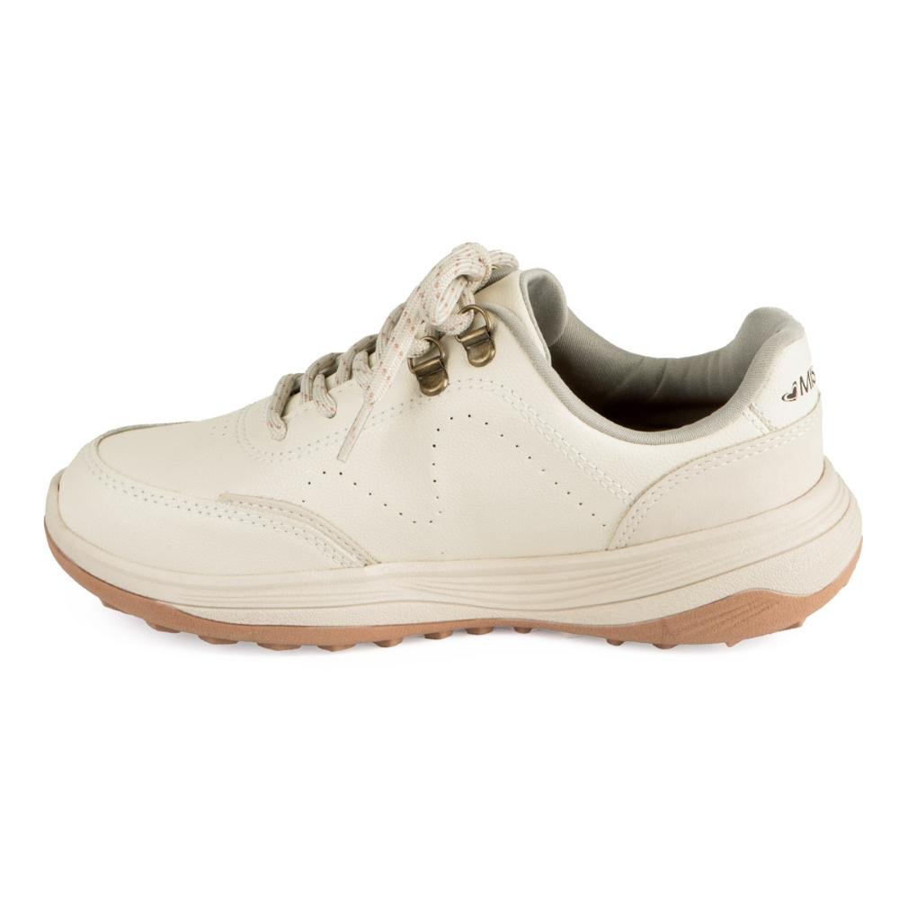 Tênis Mississipi Jogging Feminino ME841 Bege Claro 4
