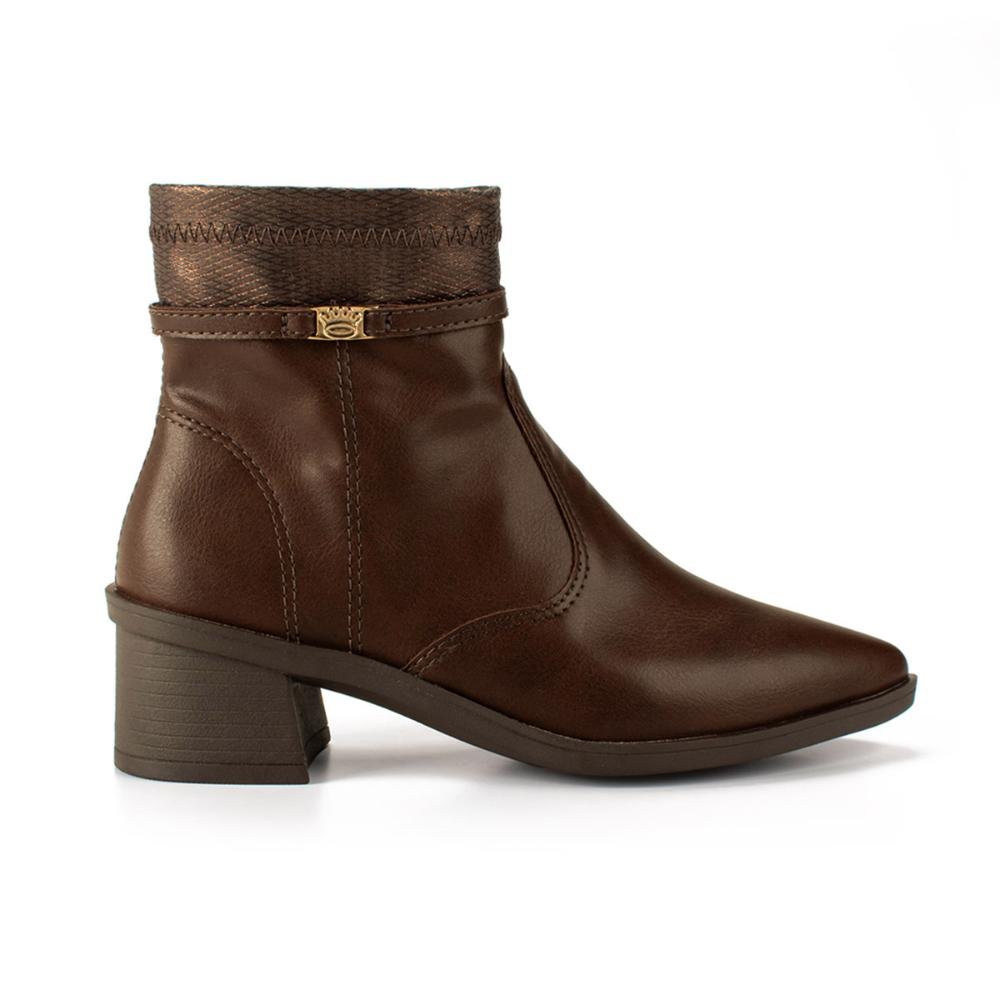 Bota Pink Cats Infantil de Cano Curto V5342 Café 1