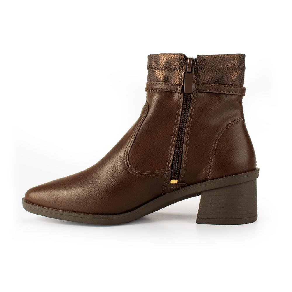 Bota Pink Cats Infantil de Cano Curto V5342 Café 2