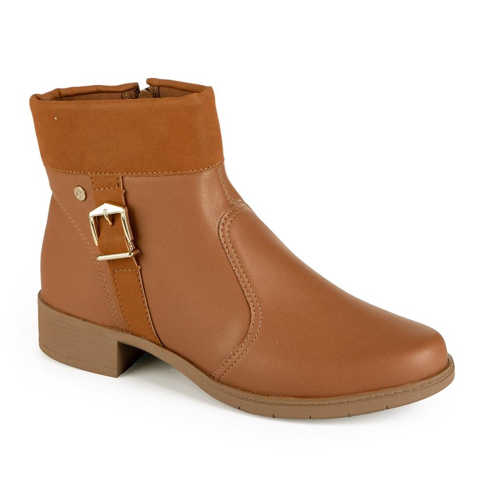 Bota Campesí de Cano Curto Feminina CP012 Caramelo 1