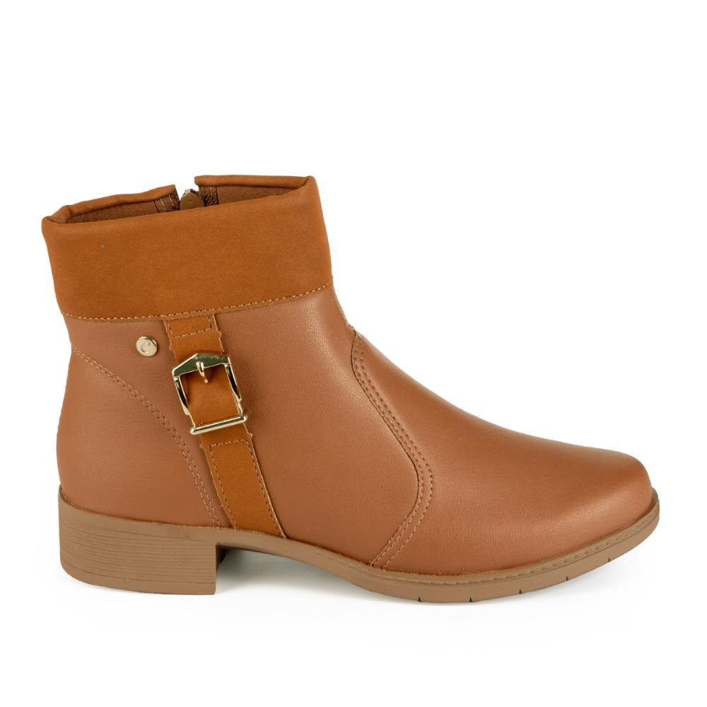 Bota Campesí de Cano Curto Feminina CP012 Caramelo 3