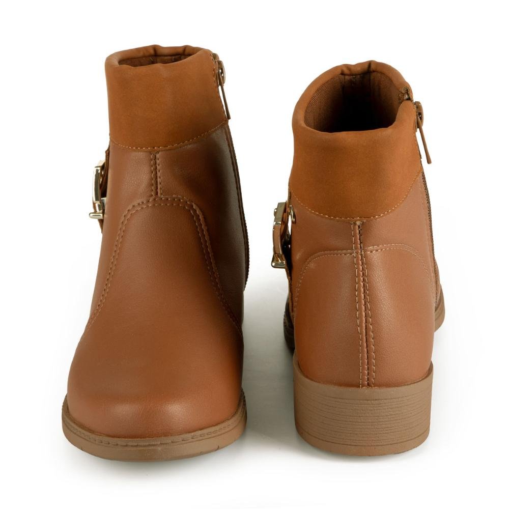 Bota Campesí de Cano Curto Feminina CP012 Caramelo 5