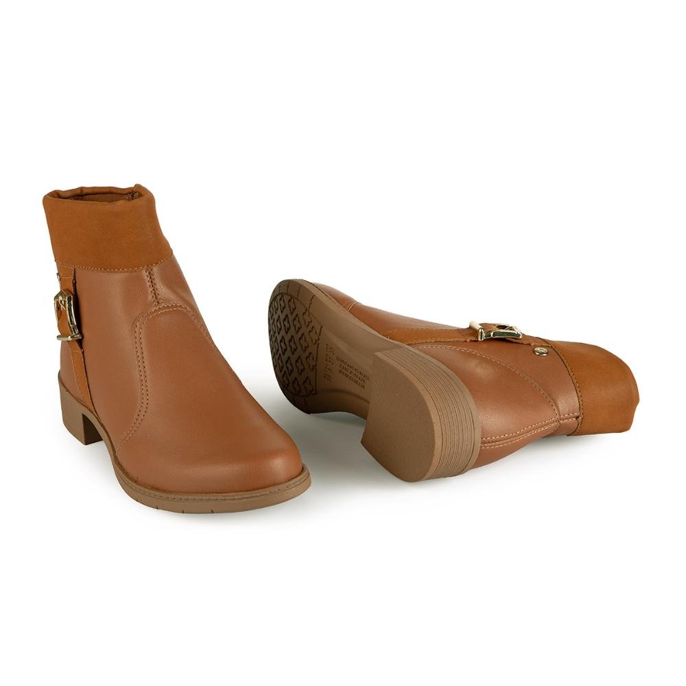Bota Campesí de Cano Curto Feminina CP012 Caramelo 6