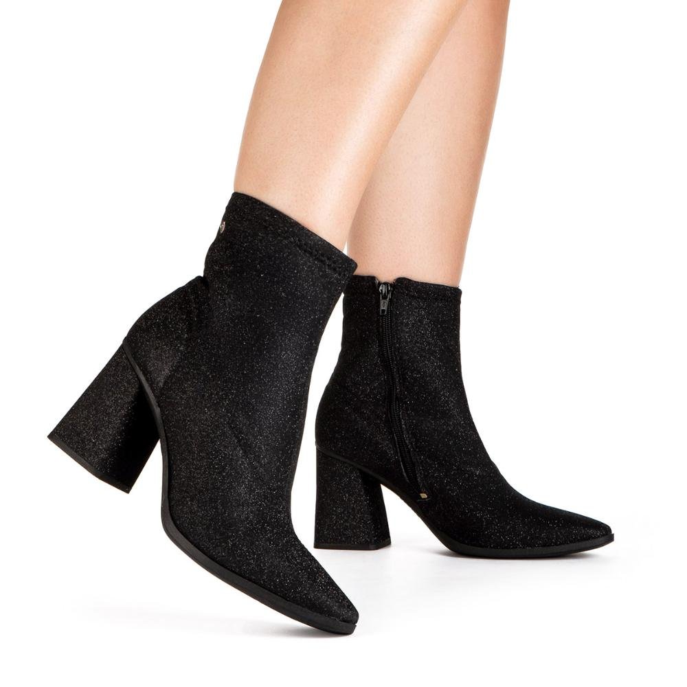 Bota Mississipi de Cano Curto Feminina ME573 Preto 2