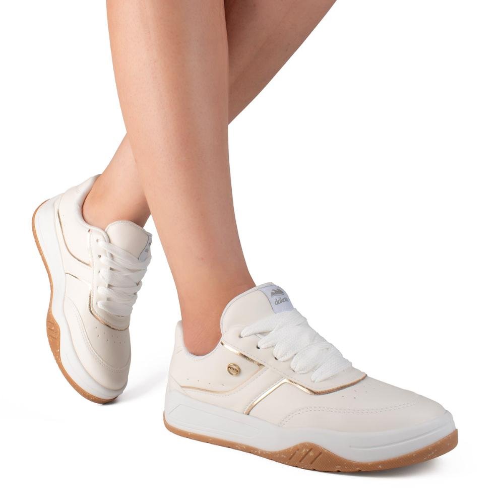 Tênis Dakota Casual Feminino D0122 Branco 2