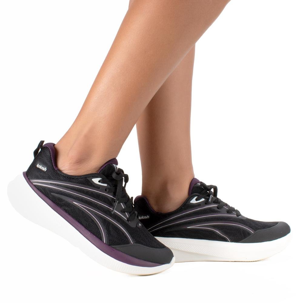 Tênis Kolosh Esportivo Feminino E0446 Preto 2