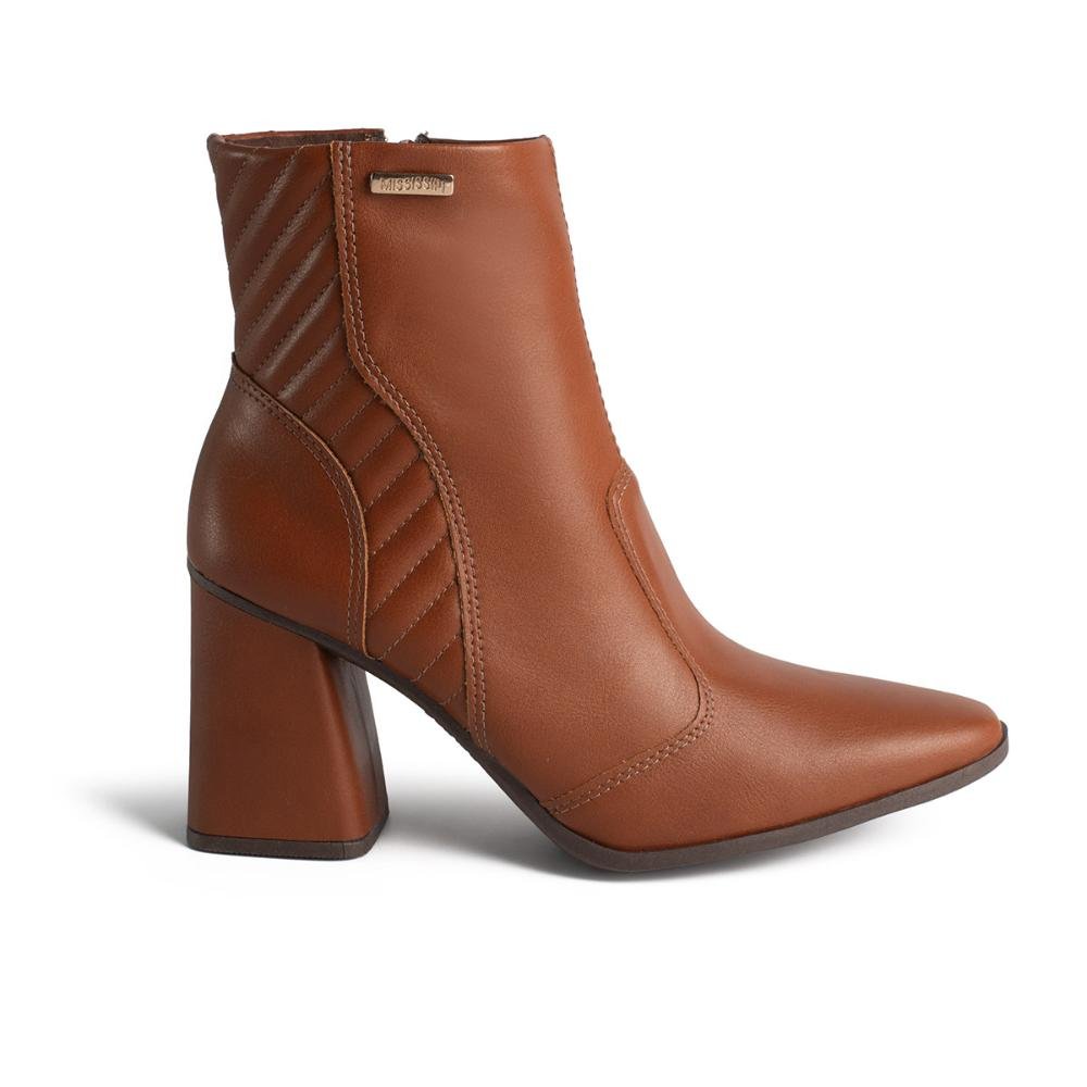 Bota Mississipi de Cano Curto Feminina ME572 Caramelo 3