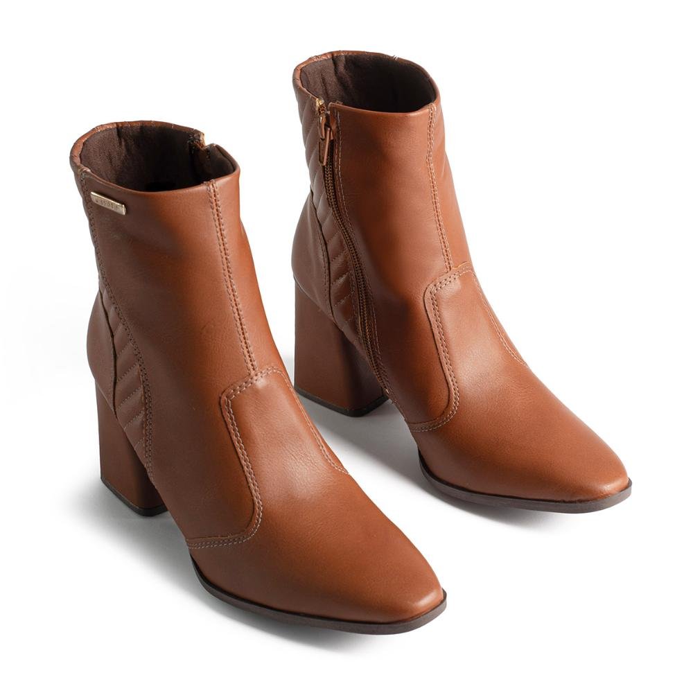 Bota Mississipi de Cano Curto Feminina ME572 Caramelo 5
