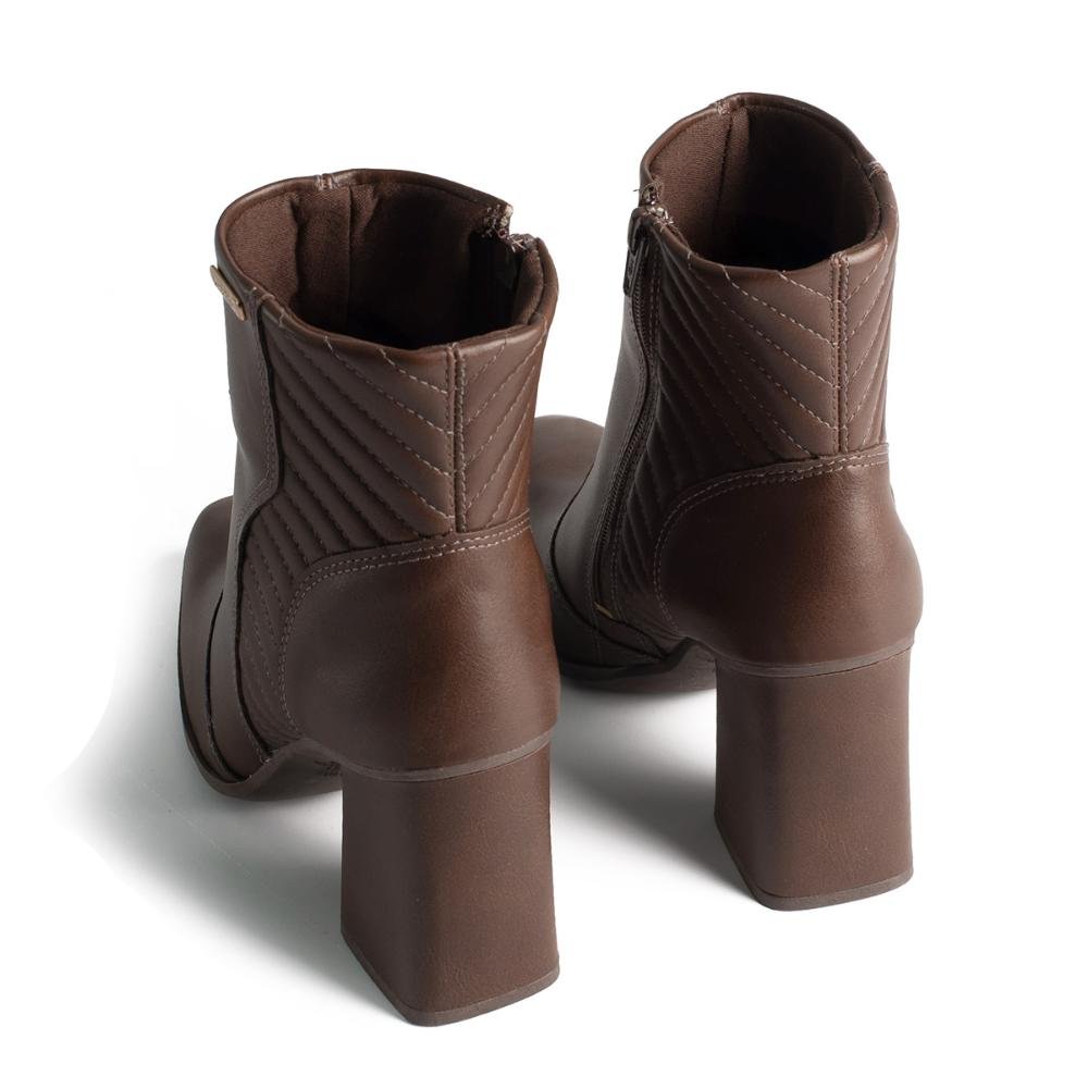 Bota Mississipi de Cano Curto Feminina ME572 Café 6