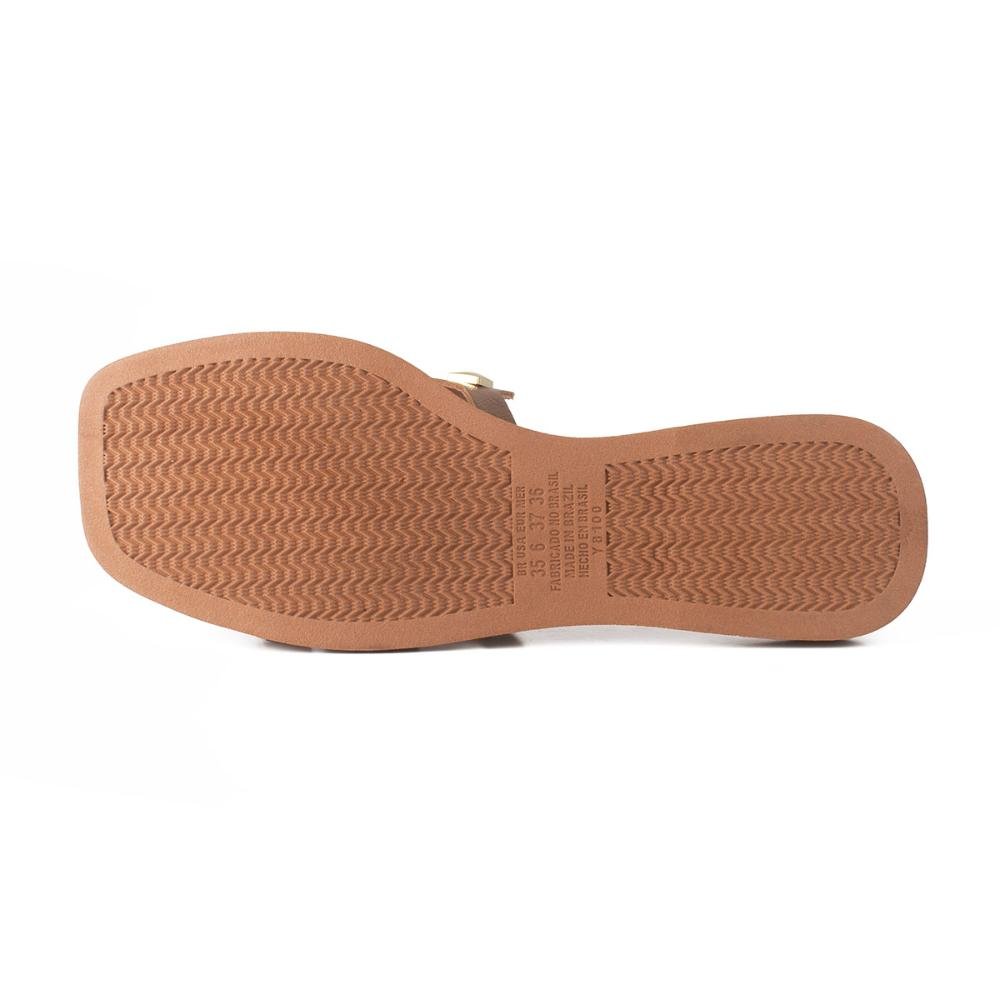 Slide Dakota Metalizado Feminina Y9041 Bronze 5