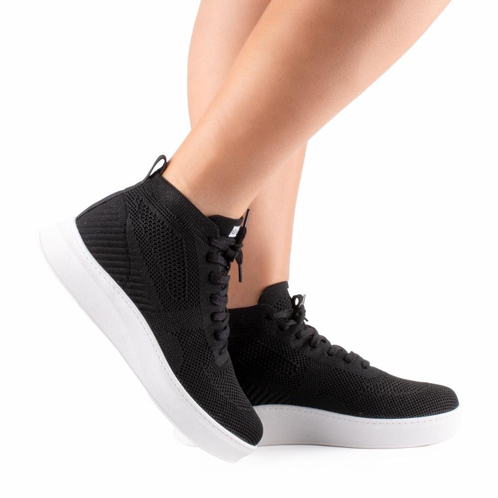 Tênis Mississipi de Cano Alto Feminino MC914 Preto 2