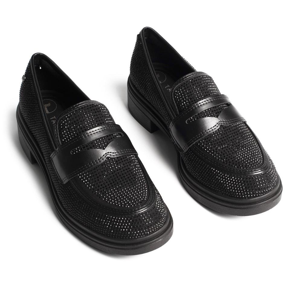 Sapato Tanara Loafer Feminino T8505 Preto 5