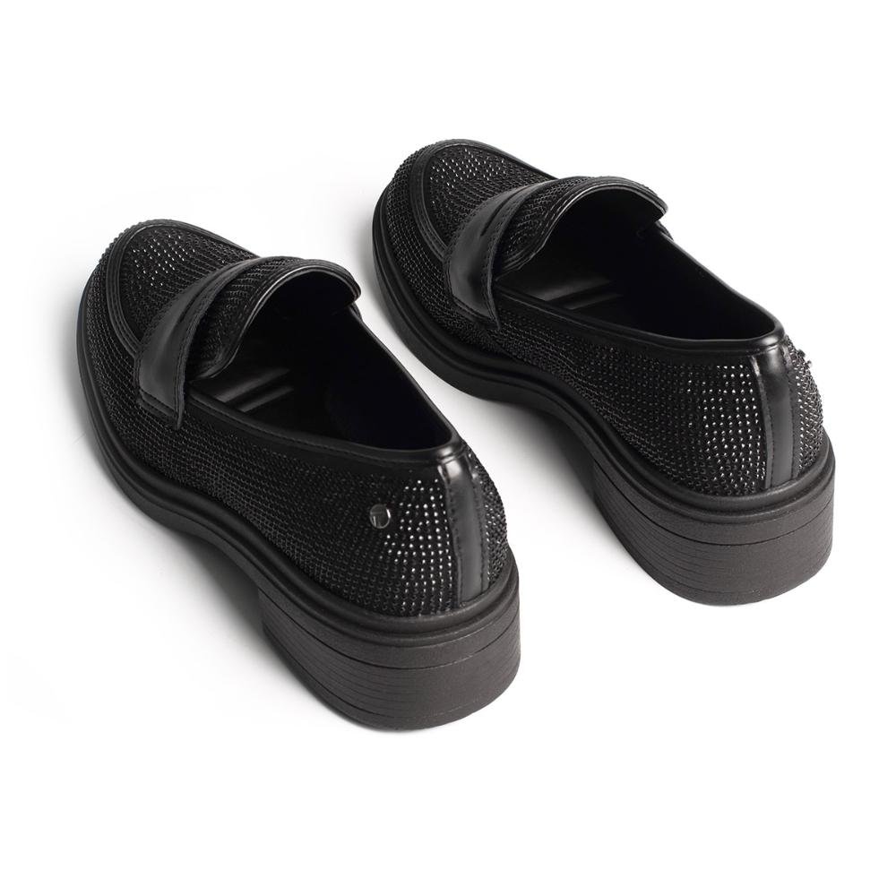 Sapato Tanara Loafer Feminino T8505 Preto 6