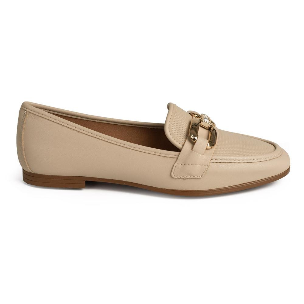 Sapato Dakota Loafer Feminino D0822 Bege 3