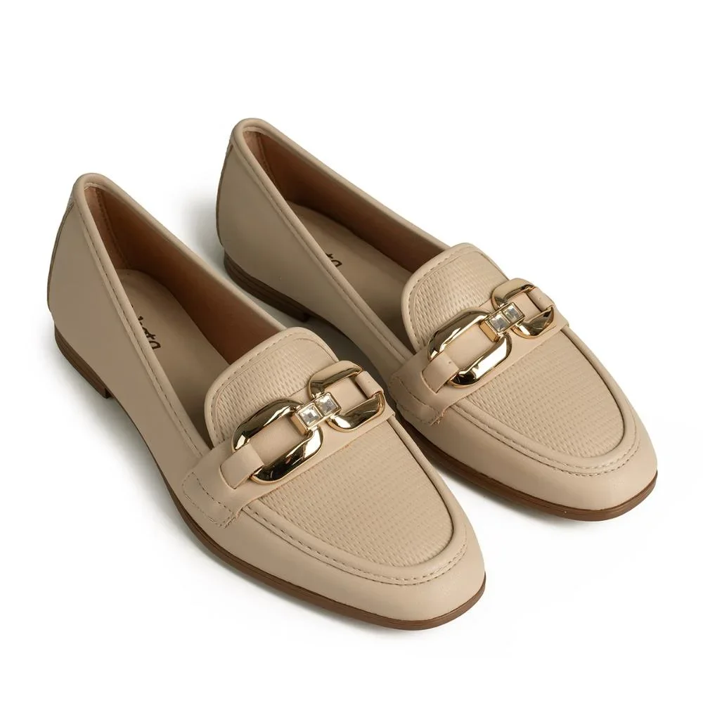 Sapato Dakota Loafer Feminino D0822 Bege 5