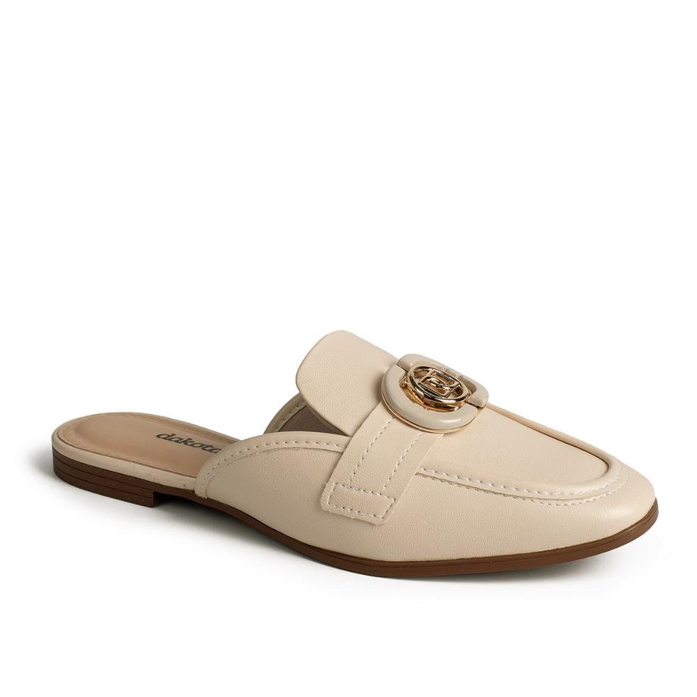 Mule Dakota Feminina D0942 Bege Claro 1