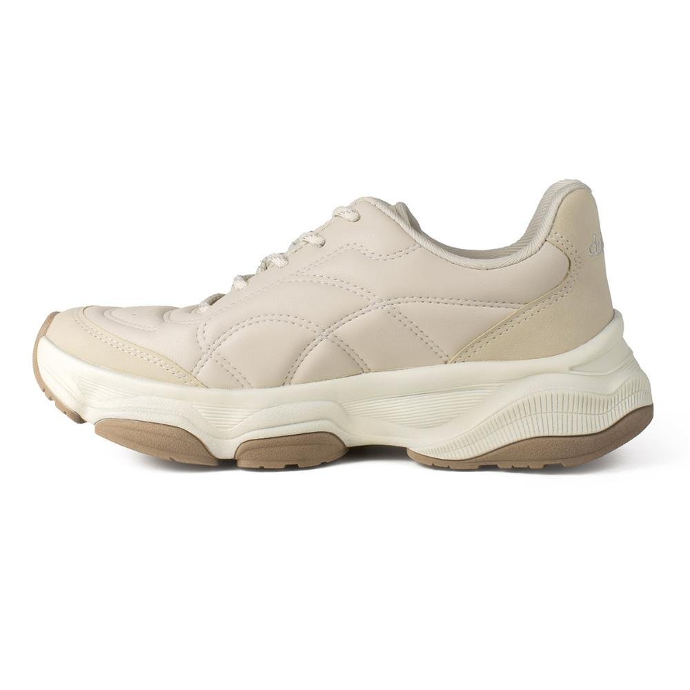 Dad Sneaker Dakota Feminino D0732 Bege Claro 4