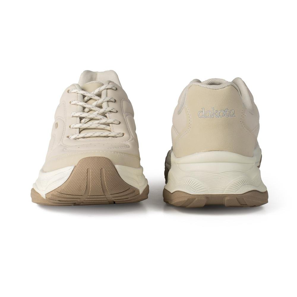 Dad Sneaker Dakota Feminino D0732 Bege Claro 6