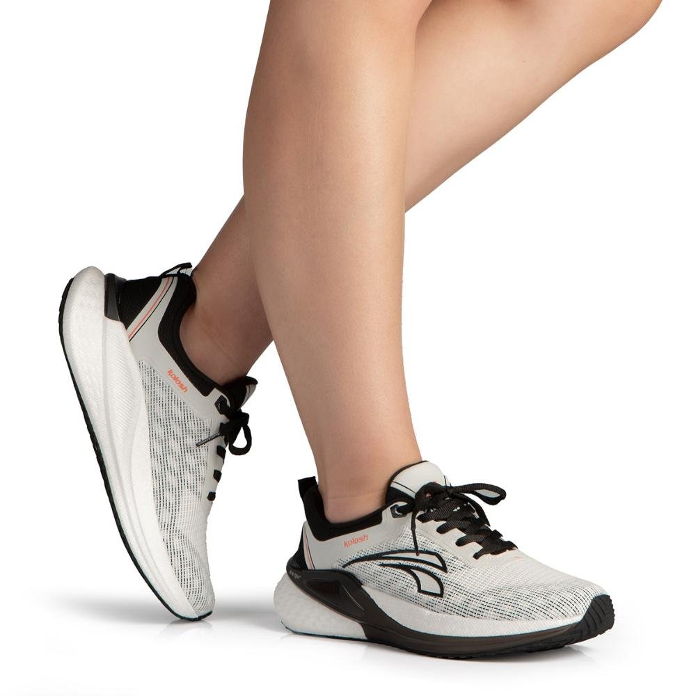 Tênis Kolosh Fusion Feminino Esportivo E0384 Branco 2
