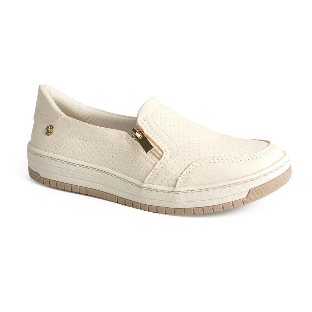 Tênis Kolosh Slip On Feminino C4164 Bege Claro 3