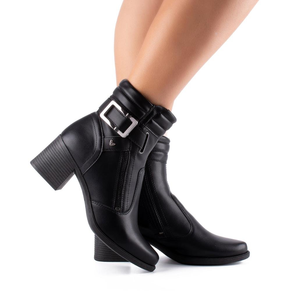 Bota Mississipi de Cano Curto Feminina MC511 Preto 2