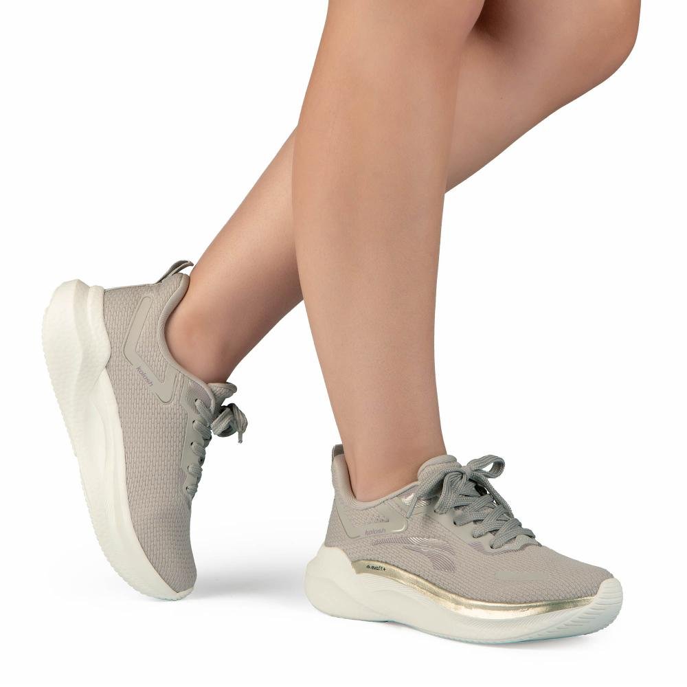 Tênis Kolosh Esportivo Feminino E0562 Cinza 2