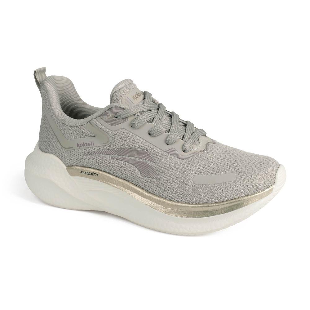 Tênis Kolosh Esportivo Feminino E0562 Cinza 3