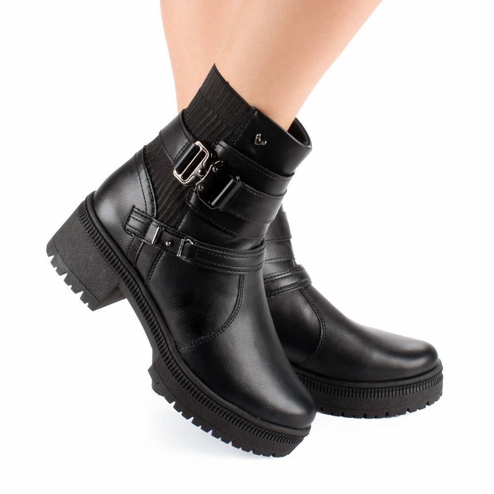 Bota Mississipi de Cano Curto Feminina MC481 Preto 2